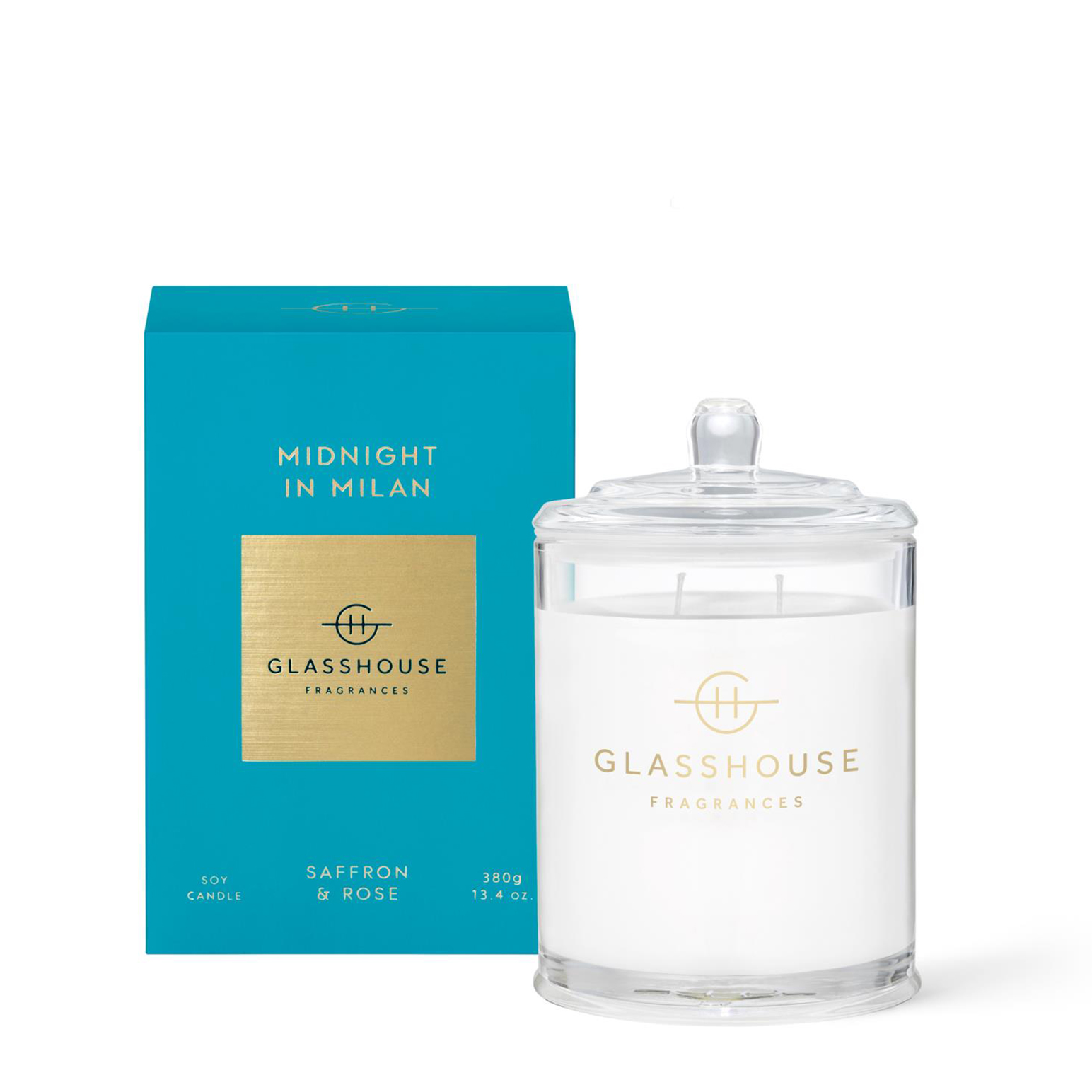 Glasshouse Fragrances Midnight In Milan Soy Candle 380g